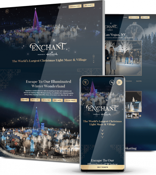 Enchant Christmas as one of the best web design projects Enchant Christmas as one of the best web design projects