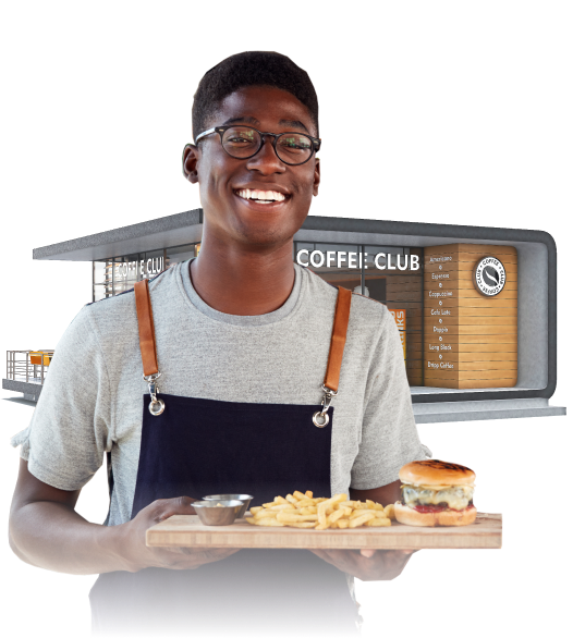 restaurant-branding-agency-featured-image Restaurant branding agency: server in front of restaurant