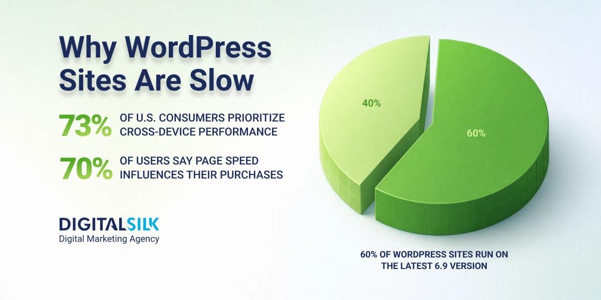 hero image for why your wordpress site is slow