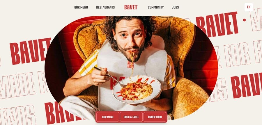 Bavet website screenshot