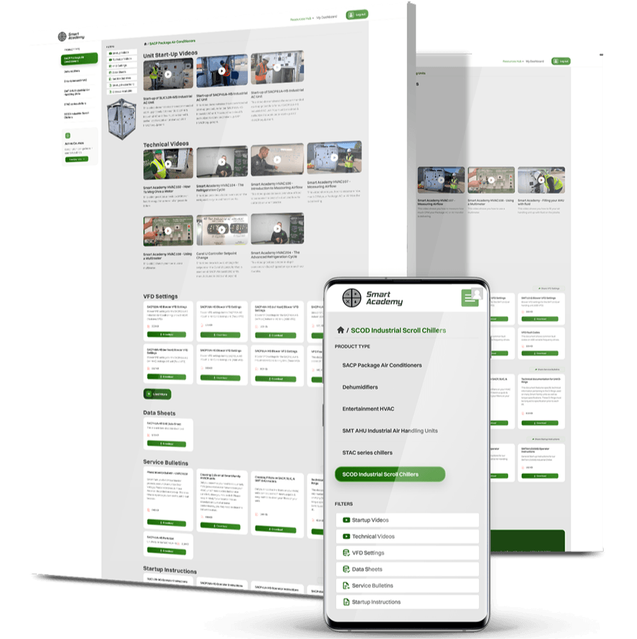 Image showing Smart Academy's website design on desktop and mobile