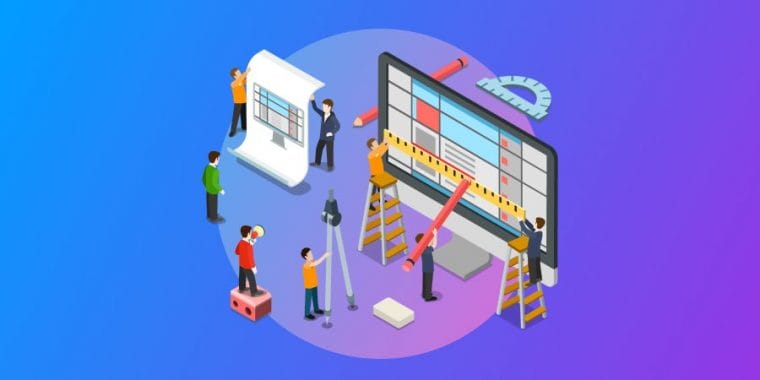 Website wireframe examples blog hero image