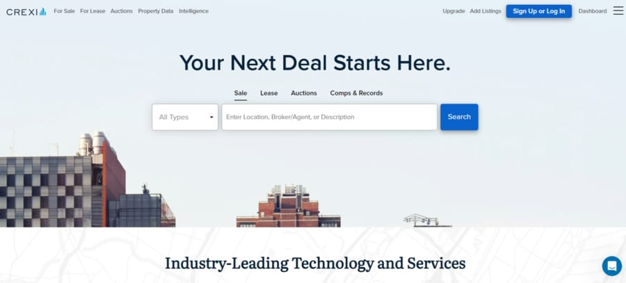 CREXi website screenshot