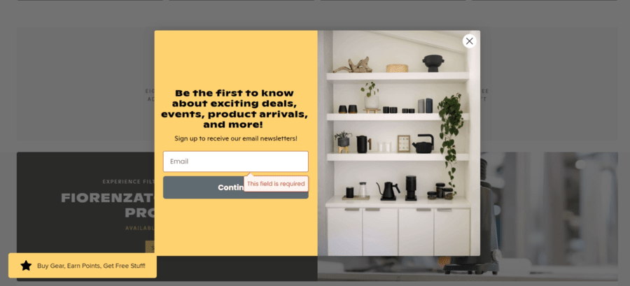 Eight Ounce Coffee website screenshot