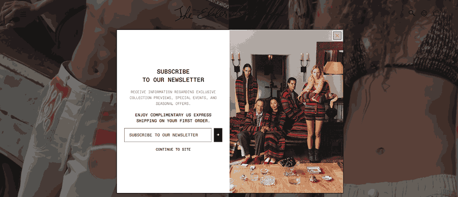 Elder Statesman website screenshot