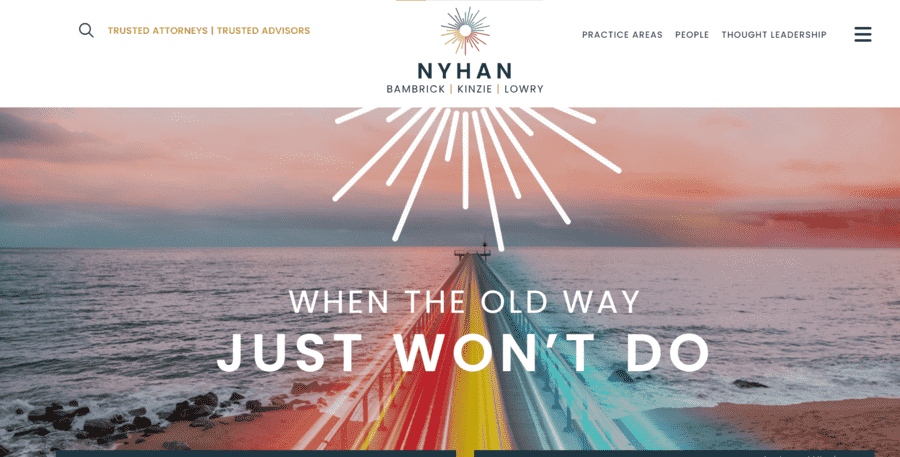 Nyhan website screenshot