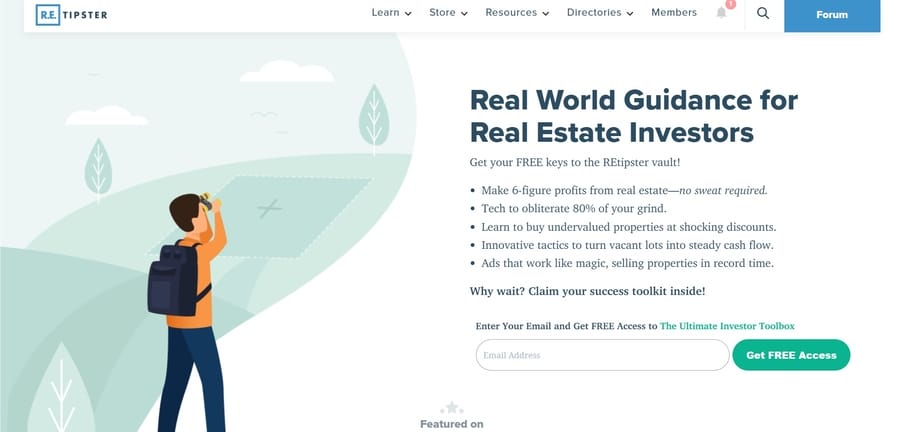 REtipster website screenshot