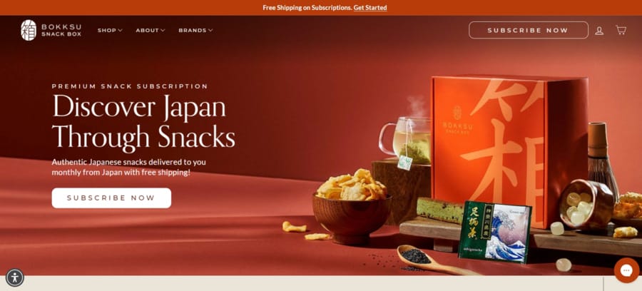 Bokksu website screenshot