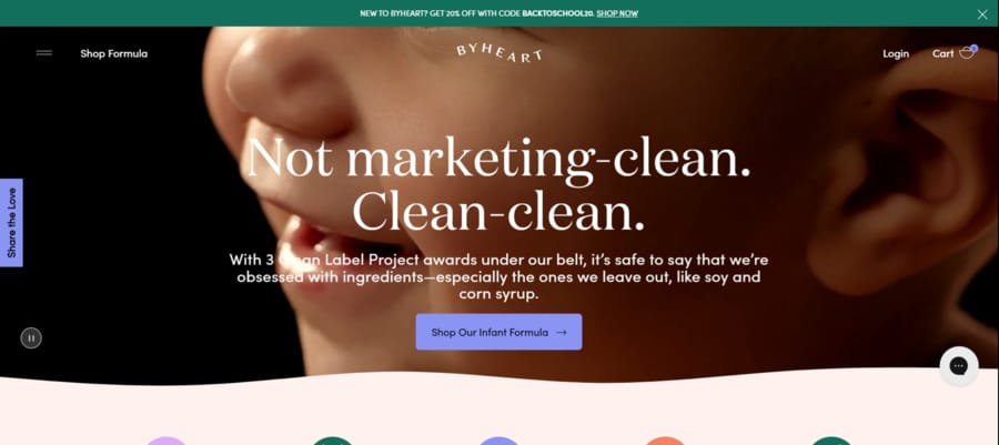 ByHeart website screenshot