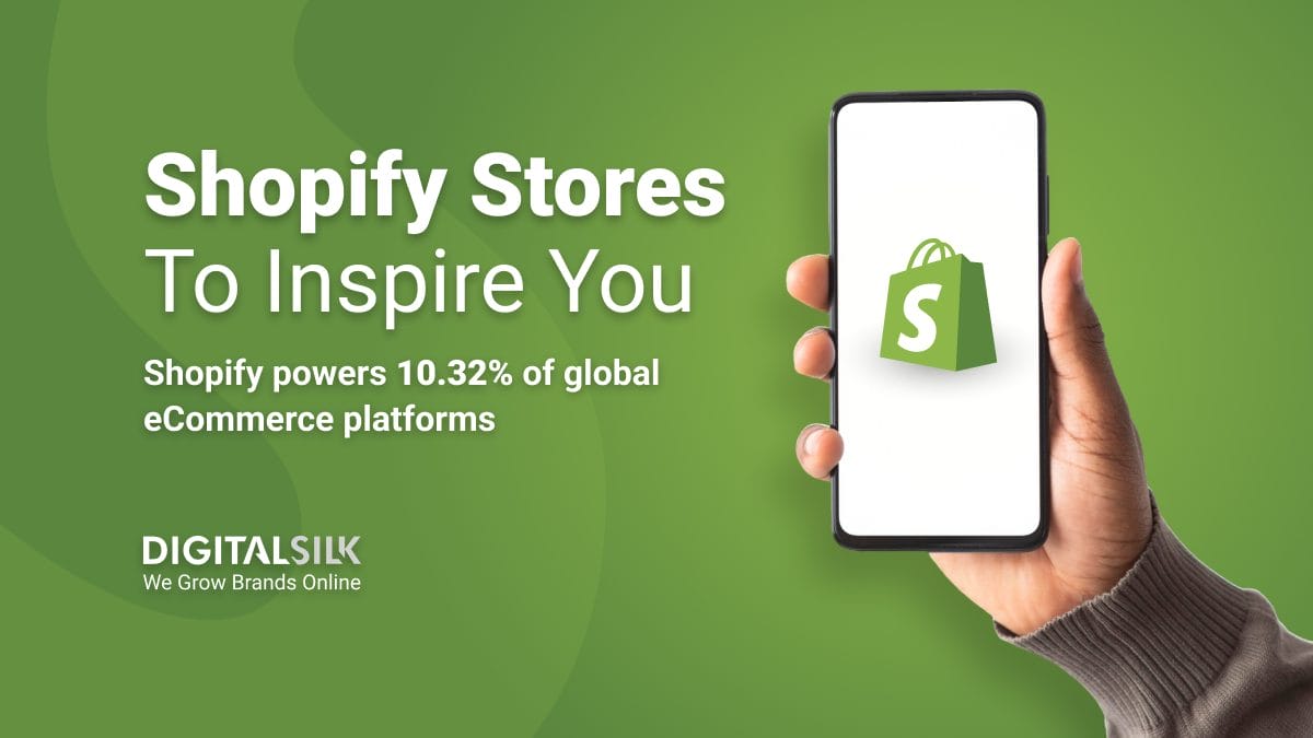 a Shopify logo on a mobile phone