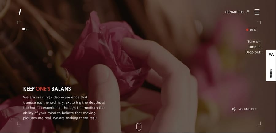 Balans Studio website screenshot