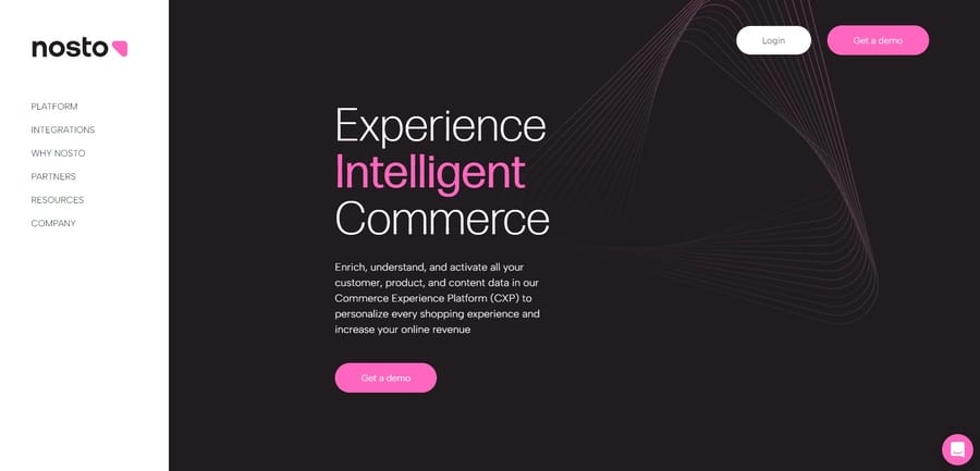 Nosto website screenshot