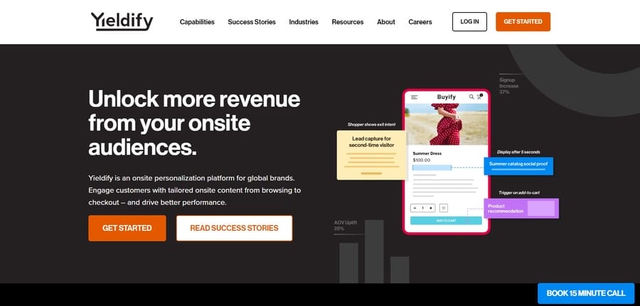 Yieldify website screenshot