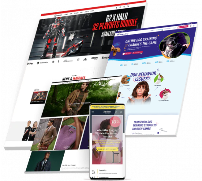 Featured web design projects