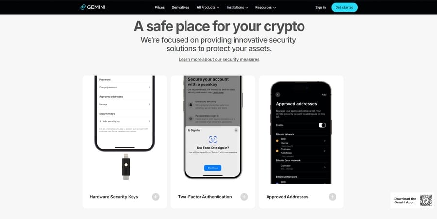 Gemini website screenshot