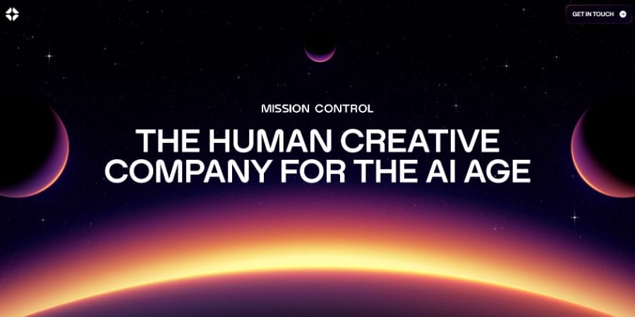 Mission Control website screenshot